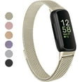 thumbnail image 1 of HCTian pour Fitbit Inspire 3 Bracelets Femmes Hommes, Bracelet en Maille Métallique en Acier Inoxydable Réglable Bracelet Magnétique de Remplacement Compatible avec Fitbit Inspire 3 Tracker D\'entraînement Physique, 1 of 6