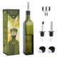 thumbnail image 1 of Dispensador de botellas de aceite de oliva de vidrio AOZITA 500 ml con vertedor, 1 of 7