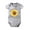 Grey, variant on LIIPEE Girls Boys Onesie Summer Cartoon Sunflower Printed Round Neck Short Sleeve Bodysuit Toddler Lovely Beach Bodysuit,White,6-12 Months