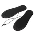 thumbnail image 2 of NFTIGB Heated Insole Cuttable Warm USB Rechargeable Electric Foot Warmer for Men Fishing Camping Hiking Shoe Insert Pad Size 40-46 Black (11.02 inches / 28 cm), 2 of 9