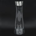thumbnail image 4 of Acrylic Transparent Water Ice Cold Juice Jug Wine Beverage Container Kettle Carafe for Bar Home, 4 of 8