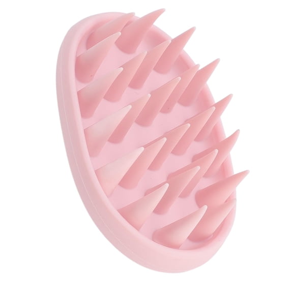 Silicone Scalp Massager Shampoo Brush Gentle Hair Wash Scrubber for Wet or Dry Use