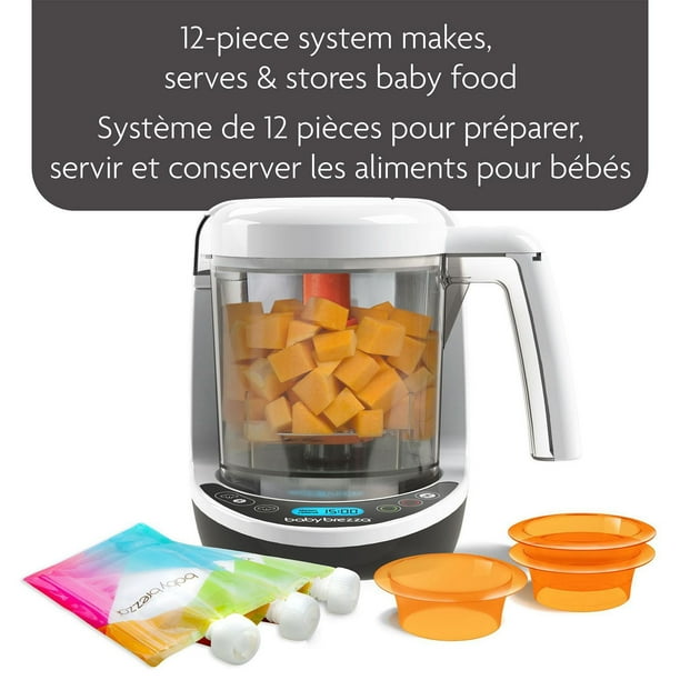 Baby Brezza One Step Baby Food Maker Deluxe, with Pouch + Funnel