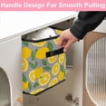 thumbnail image 5 of RATGDN Collapsible Fabric Cube Storage Bin with Double Handles for Living Room Bedroom Office Black - Yellow Lemon Leaf Light Purple, 5 of 7