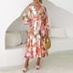 thumbnail image 1 of WILLBEST Vestidos de Verano para Mujer Vestido Largo de Manga Floral Moteado de Verano Francés para Mujer Mediana​​, 1 of 3