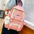 thumbnail image 5 of 4 Pcs Sets Kawaii Backpack For Student School Bag Teenager Girls Schoolbag Large Capacity Backpack Women Travel Rucksack Mochila, 5 of 5