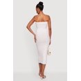 thumbnail image 3 of Women's Greek Key Knit Strapless Midi Dress, 3 of 3