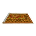 thumbnail image 2 of Ahgly Company Machine Washable Indoor Rectangle Persian Yellow Traditional Area Rugs, 5' x 8', 2 of 4