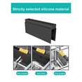 thumbnail image 6 of Sink Saddle Mat Ultra Thin Protector Super Soft Kitchen with Suction Cups No Smell Never Stain Black, 6 of 10