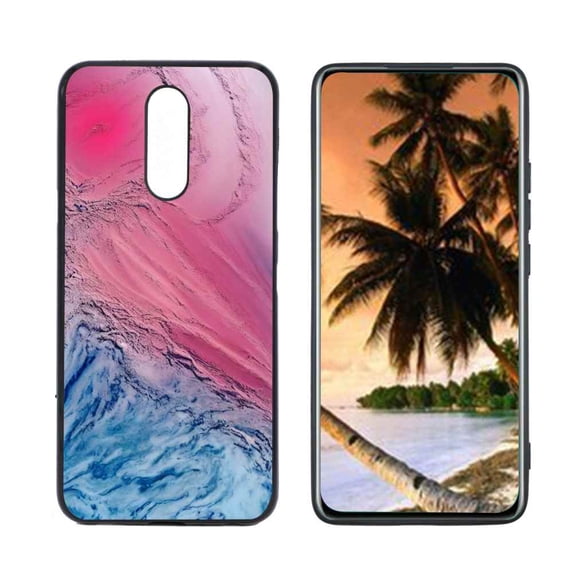 Blue-Marble-90 Phone Case, Degined for LG Solo LTE Case Men Women, Flexible Silicone Shockproof Case for LG Solo LTE