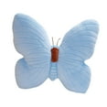 thumbnail image 4 of Almohada de mariposa, cojín de mariposa, suave, hecho a mano, cojín decorativo de escritorio. Azul, 4 of 9