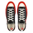 thumbnail image 4 of CONVERSE X comme des GARCONS PLAY Semelle Rouge à Tige Basse - Noir Chaussures de Course Unisexes, 4 of 5