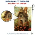 thumbnail image 4 of America Forever Squirrel Home Garden Flag 12.5 x 18 inch Double Sided Woodland Cottage Fall Flowers Cute Animals Fairy Tale House Outdoor Yard Flag, 4 of 5