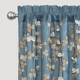 thumbnail image 2 of Generic Purple Orchid Flower Drops Window Single Curtain Panel, 2 of 10