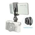 thumbnail image 2 of VELEDGE Aluminum Alloy Phone Holder Clamp Phone Tripod Mount 360° Rotatable with Dual Cold Shoe, 2 of 8