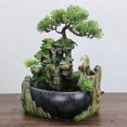 thumbnail image 4 of EU Plug,Indoor Simulation Resin Rockery Waterscape Feng Shui Water Fountain Home Desktop Decoration Crafts, 4 of 5