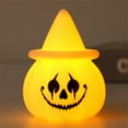 thumbnail image 4 of ChicYu Halloween Pumpkin Electronic Candle Lamp Decoration Prop Ornament Light-Up Toy Pumpkin Lantern Party Decor for Halloween Party or Home Display​, 4 of 5