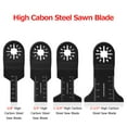 thumbnail image 2 of 100pcs Oscillating Saw Blades High Carbon Steel Multitool Blades Quick Release Oscillating Saw Blades Fast Cut Down Swing Blades Kit for Wood Plastic Metal, 2 of 11