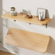 thumbnail image 1 of Fiudx Estante de Pared Plegable de Madera, Diseño Compacto con Soporte de Hierro, Fácil Instalación, Organizador para Baño y Cocina, Artículos Esenciales para La Oficina En Casa., 1 of 6