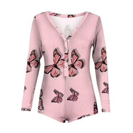 

Clearance Women s Sexy Jumpsuit Soft Long Sleeves Zip Up One Piece Bodycon Jumpsuits Valentine s Day Print V-neck Romper