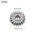 thumbnail image 3 of Unique Bargains Straight Spur Gear 12mm Inner Aperture 19T 1 Module 45# Steel Motor Gear, 2Pack, 3 of 5