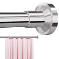 thumbnail image 4 of Yeabett Shower Curtain Rod 32-89 Inch,Adjustable Spring Tension Stainless Steel Telescoping No Drill Rod for Bathroom,No Slip, No Rust,Chrome, 4 of 9