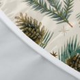 thumbnail image 6 of Christmas Round Fitted Tablecloth Best for 48"-52" Xmas Holly Pinecone Table Cloth Elastic Edge Waterproof Stain Resistant Washable Holiday Botanical Winter Table Cover for Party Picnic Decor, 6 of 7