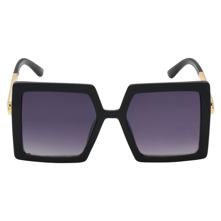 NWT Martha Stewart Hexagonal Black Sunglasses Amazon.com: Martha Stewart Women main image 3