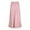 Pink, variant on Womens Workwear Skirts High Waist Solid Satin Dress Zipper Elegant Skirt Daily-Wear