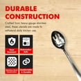 thumbnail image 3 of Chef Craft Select Slotted Spoon, 13 inch, Stainless Steel, 3 of 7