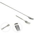 thumbnail image 2 of Extendable Fork Stainless Steel Telescopic Fork Adjustable Extending Fork 8.7 To 25.6 Inch Extended Fork Retractable Fork Long Handle Dinner Fork For Bbq Fruit Dessert Barbecue Forks, 2 of 9