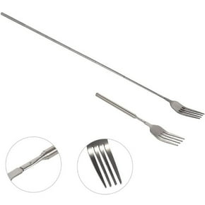 1 set de brochette de barbecue Hot Dog Homme Guimauve Femme Torréfacteur Cuisinière Bâton de feu de camp | FR
