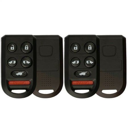 2015 Honda Odyssey Remote Start 2 PACK KeylessOption Just the Case Keyless Entry Remote Key Fob Shell OUCG8D-399H-A for 2005-2011 Honda Odyssey ()