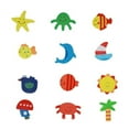 thumbnail image 5 of Zhaomeidaxi 48Pcs Cartoon Animals Fridge Magnets Whiteboard Sticker Wooden Refrigerator Magnets Education Kid Toy for Toddlers Freezer Office Cabinets, 5 of 8