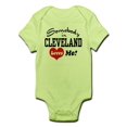 thumbnail image 1 of CafePress - Somebody In Cleveland Loves Me Infant Bodysuit - Baby Light Bodysuit, 1 of 1