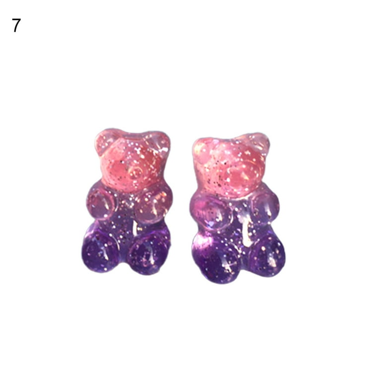 Cotton Candy Druzy earrings, 12mm earrings, colorful earrings