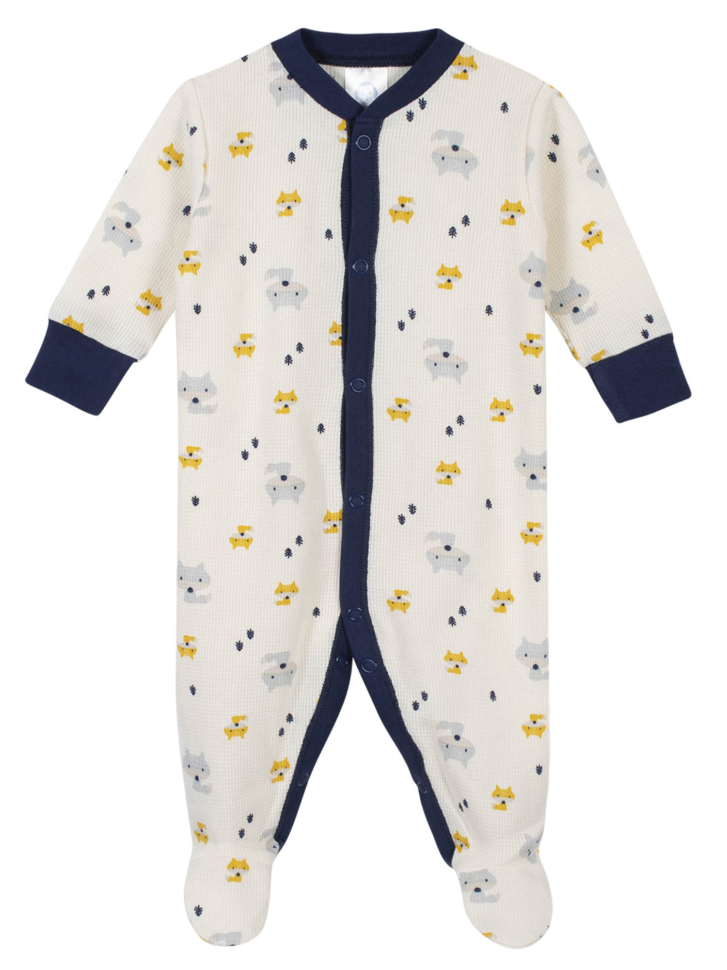 Gerber Baby Boy Thermal Footed Sleep 'N Play Pajamas, 2-Pack - image 3 of 11