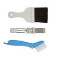 3Pcs Cleaning Brush Air Conditioner Condenser Radiator Fin Straighten