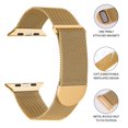 thumbnail image 2 of WorryFree Gadgets Banda magnética de malla metálica para Apple Watch 41/40/38 mm Banda de moda para mujeres y hombres con correa de cierre deportivo milanés para iWatch Series 9 8 7 SE 6 5 4 3 2 1 (41, 2 of 5