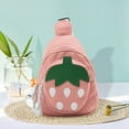 thumbnail image 6 of Cartoon Strawberry Chest Bag Crossbody Bag Purse Ages 3-11 Up to 65% off, 6 of 8