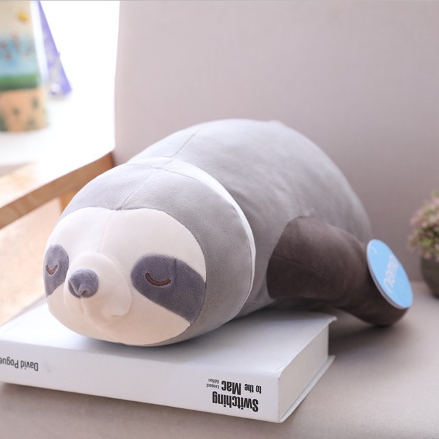 Muñeco de pingüino de postura suave y adorable, animal de acuario, muñeco de tela de peluche para dormir, almohada larga