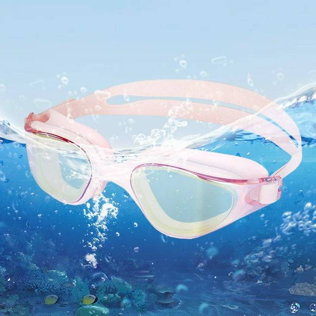 Full Frame Large Angle Swimming Goggles with Fog Lens and Adjustable Silicone Strap for Enhanced Comfort and