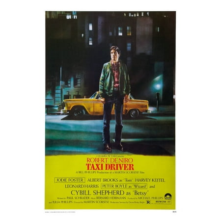 Taxi Driver Poster Entertainment Decor 27inx40in Entertainment Theme Room Art Poster 27x40 Unframed, Age: Adults, Rectangle Poster Time