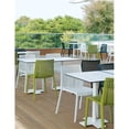 thumbnail image 6 of Omax Decor Nox Resin Patio Stackable Dining Chair in Green - (Set of 2), 6 of 6