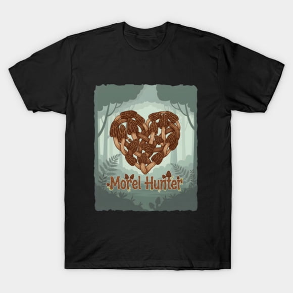 Shiitake Happens Morel Mushroom Hunting Fungi Collector Unisex T-Shirt ,up to size 5XL