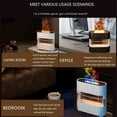 thumbnail image 4 of Simulation Flame Humidifier Colorful Rain and Fire Aroma Diffuser with 7 Colors and Colorful for Home Bedroom, 4 of 5