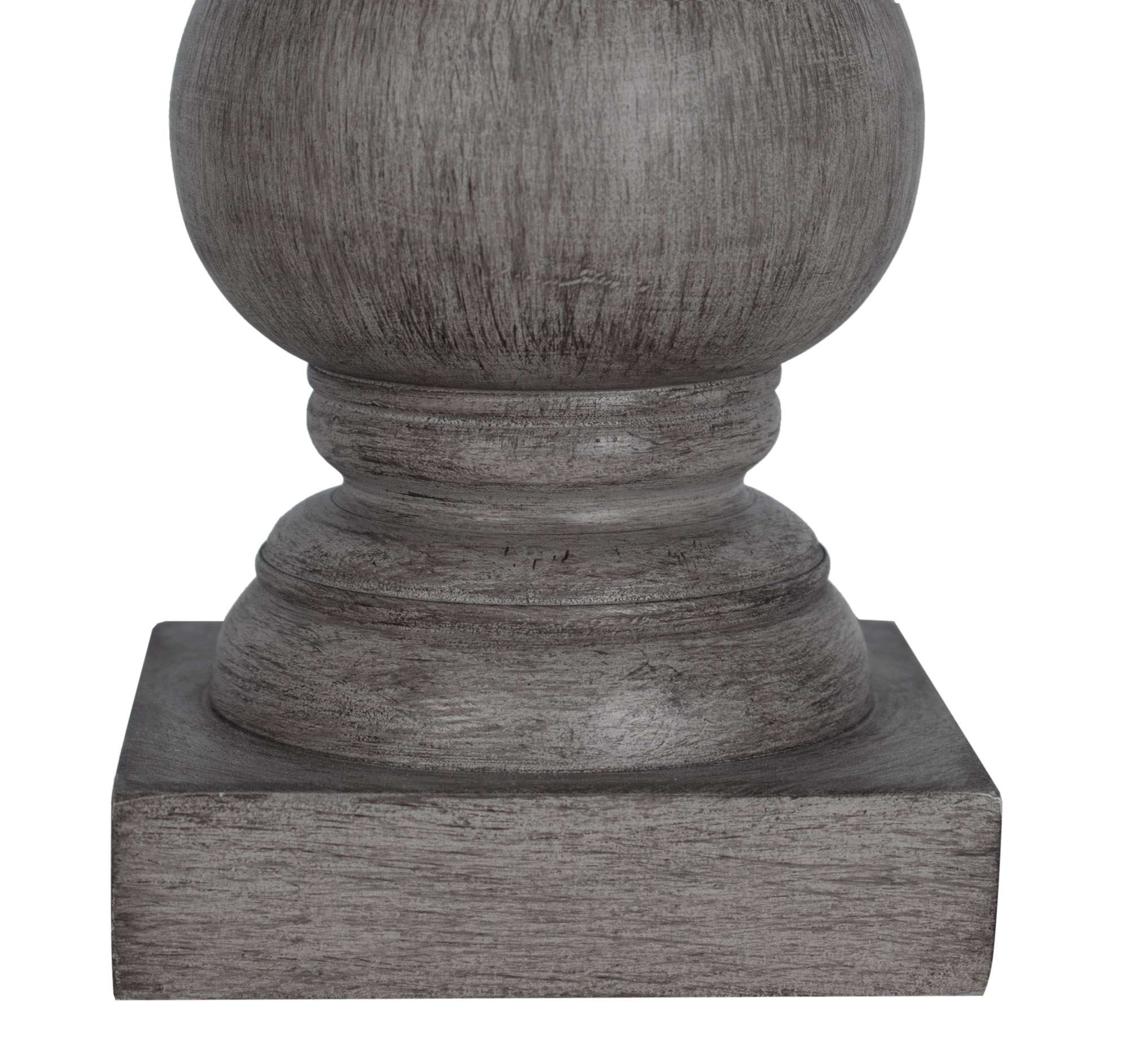Mainstays 12.75 in Mini Table Lamp with Weathered Wood Finish photo 3