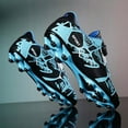 thumbnail image 4 of Teen Boys Sneakers Cleats Firm Ground Football Shoes Training Matches With Advanced Traction Technology, 4 of 5