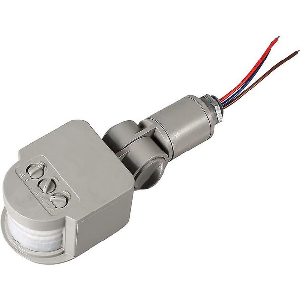 Interruptor detector de sensor de movimiento, 85 ~ 265 V, montaje en pared de 180 grados, detector de sensor de movimiento infrarrojo PIR, interruptor infrarrojo para exteriores e interiores