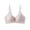 Pink, variant on Women's No Underwire Soft Supportive Bras Without Ring Gathered to Collect Side V-Neck Stylish Lace Splicing Comfortable Breathable Everyday Bralettes Black 34